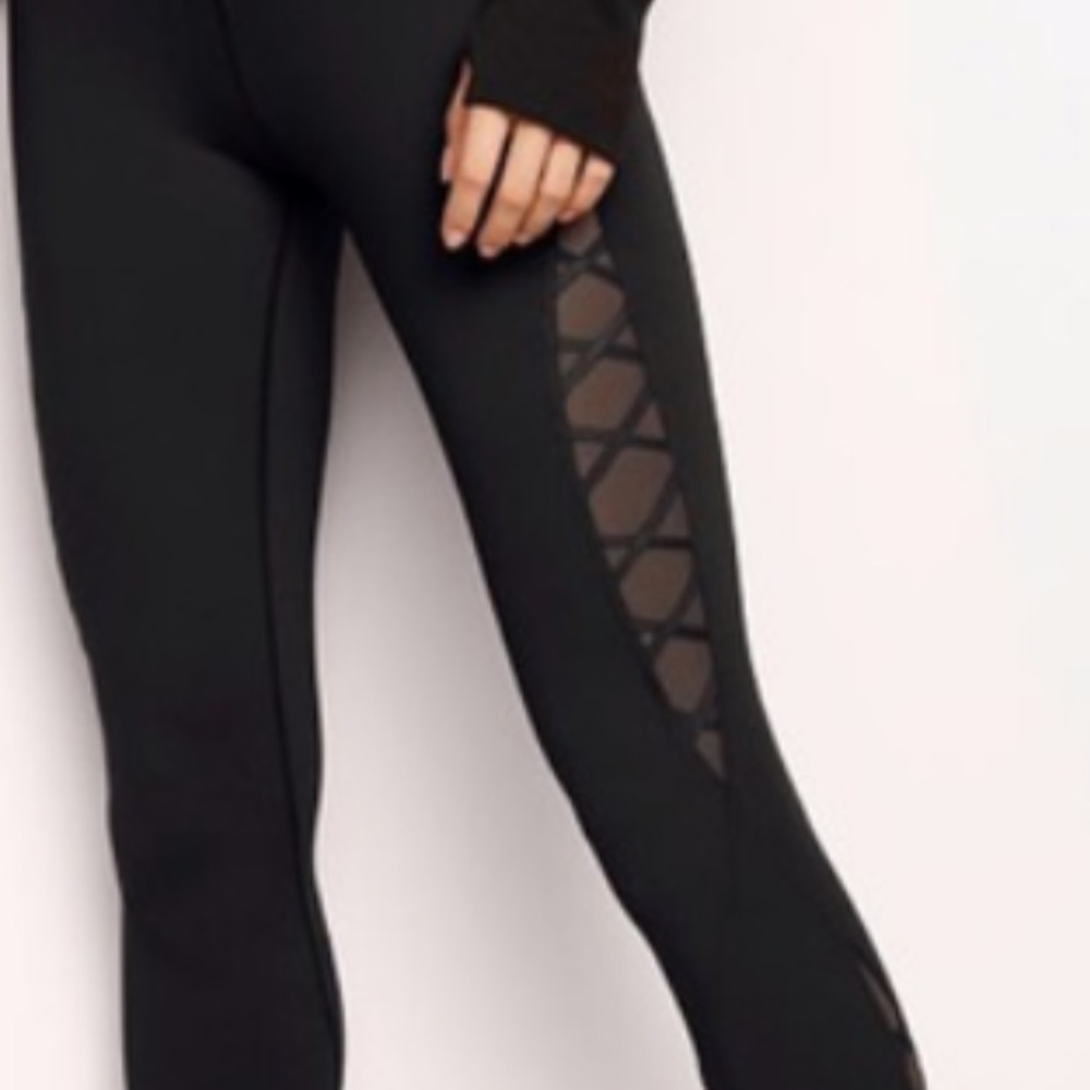 Knockout Victoria’s Secret Criss across Mesh Tight